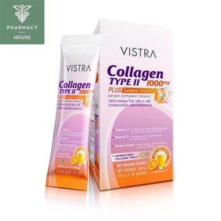 Vistra Collagen Type II 1000 mg. plus Turmeric Extract 10 g. 10 ซอง