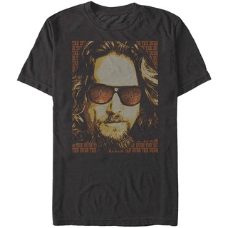 【🔥🔥】100%cotton เสื้อยืดผู้ชาย Fifth Sun Mens The Big Lebowski The Dude Text Poster T-Shirt men เสื้อ ยืด ผู้ชาย คอกลม