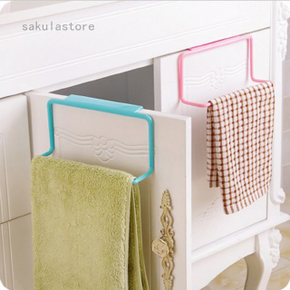 Cabinet door back hook towel Hanger bathroom shelf seamless kitchen door racks