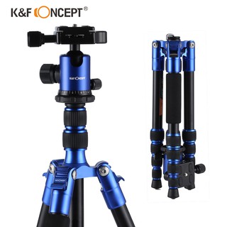 K&amp;F Concept TM2235 Blue Tripod Aluminium ขาตั้งกล้อง KF09.023