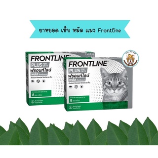 Frontline ฟรอนท์ไลน์ แมว ยากำจัดเห็บ หมัด สำหรับแมว(1 กล่อง 3 หลอด)