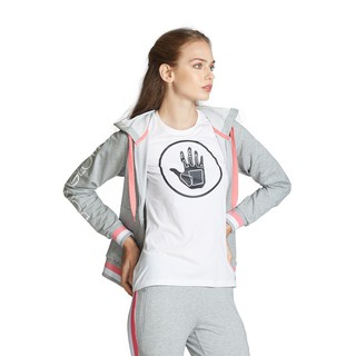 BODY GLOVE Sport Casual Cooltex Women Hoodies เสื้อฮู๊ดดี้ สีเทาอ่อนLt.Grey