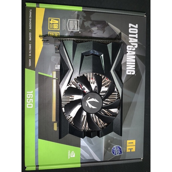 GTX 1650 OC 4GB. Zotac