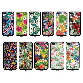 OPPO A5 A52 A53 A53s A54 A55 A57 A58 A5s/A7 Case ลายดอกไม้