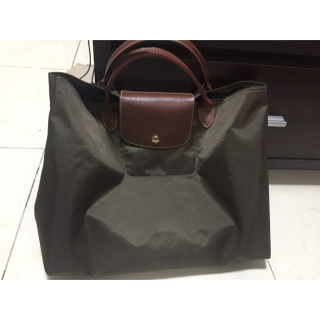 Longchamp cabas แบบไม่มีซิป ประมาณไซส์ M