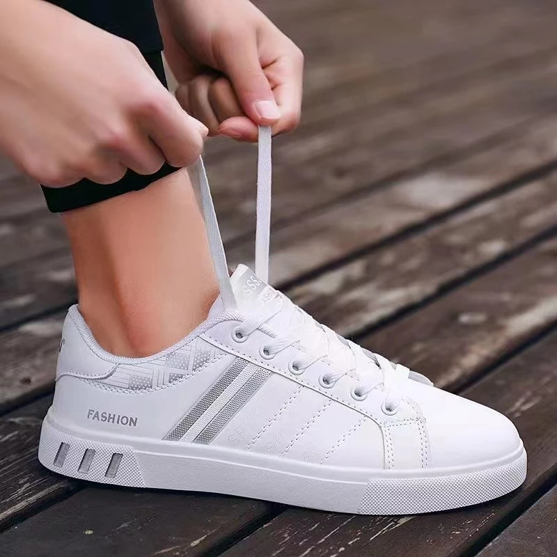 รองเท้าผ้าใบผู้ชาย รองเท้าแฟชั่นสุภาพบุรุษ อัปเปอร์ระบายอากาศ thumbnail 7