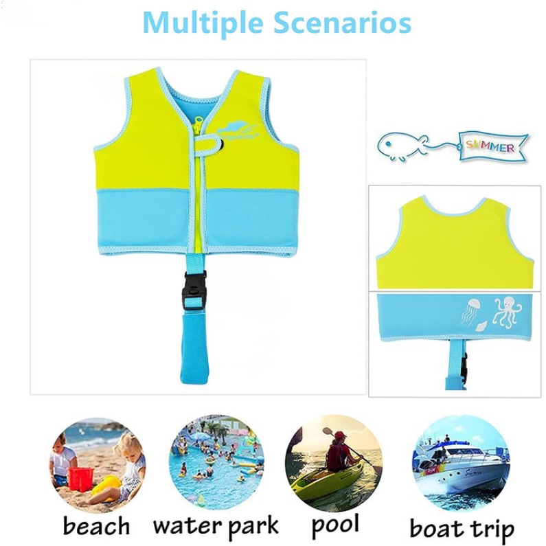 Gogokids ของแท้ รุ่นใหม่ เสื้อชูชีพเด็ก งานห้าง ชูชีพเด็ก สำหรับว่ายน้ำ swim vest เสื้อกั๊กว่ายน้ำ gogokids
