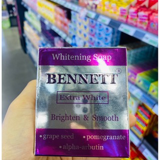 BENNETT Extra White(130 กรัม) สบู่เบนเนท เอ็กซ์ตร้า ไวท์ ( สบู่ ไวท์เทนนิ่ง )