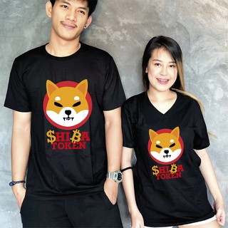 เสื้อยืด ชิบะ shiba หมาชิบะ ชาว bitcoin  Crypto คริปโต  Cotton Comb 30 พรีเมี่ยม แบรนด์ IDEA T-SHIRTS