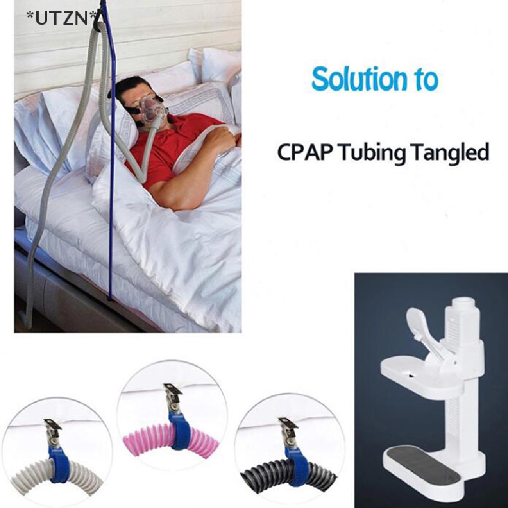 [[UTZN]] 1 ชิ้น CPAP Hose Holder Clip Oxygen Tube Cannula Holder CPAP Tube System [Hot