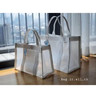 Bag.it.all_th กระเป๋าพลาสติกสานเนื้อหนาโปร่งแสง PE และ PP รับน้ำหนักได้เยอะ food grade