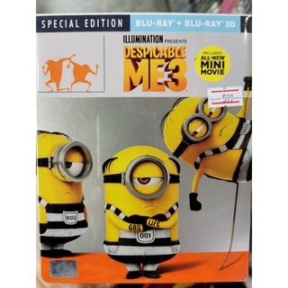 Bluray 2D + 3D Steelbook : Despicable Me 3 (2017) มิสเตอร์แสบ ร้ายเกินพิกัด 3 " Illumination Presents "