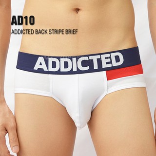 ADDICTED : BACK STRIPE BRIEF (ขาว)