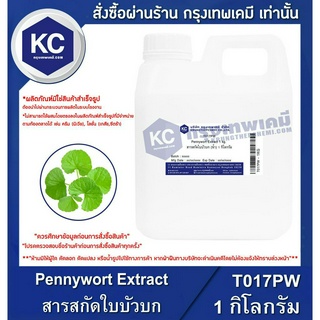 T017PW-1KG Pennywort Extract (Liquid) : สารสกัดใบบัวบก (น้ำ) 1 กิโลกรัม