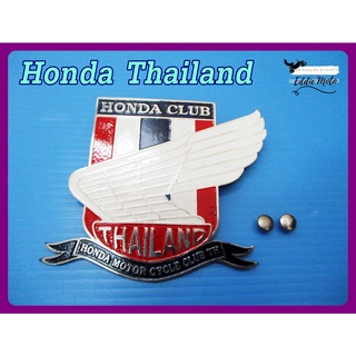 HONDA THAILAND WIND SHIELD EMBLEM  // โลโก้บังลม HONDA Thailand ลายธงชาติ ปีกนก สินค้าคุณภาพดี