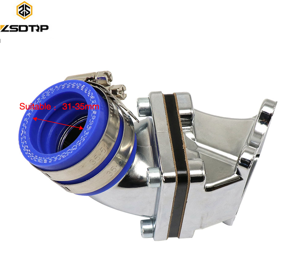 Zsdtrp ท่อคาร์บูเรเตอร์เชื่อมต่อ Inlet Intake สําหรับ Honda Dio 50 Af 17 Dio 50 Af 18 Dio 50 Af 27 D