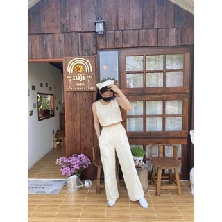 กางเกงผ้าฝ้าย ขายาว🌸เนื้อผ้านุ่ม ใส่สบาย ฟรีไซต์👖