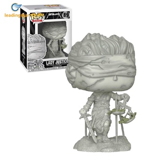 Leadingstar Funko Pop 89 Rocks Metallica Lady Justice ฟิกเกอร์ไวนิล ของเล่นสําหรับเด็ก