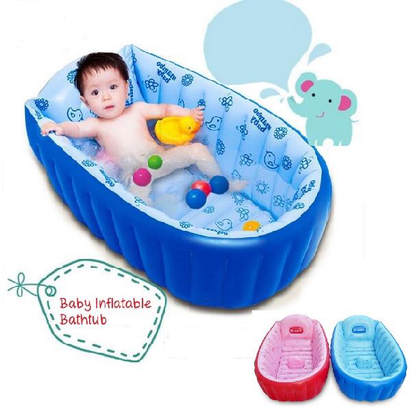 Pvc Summer Cartoon Portable Large Baby Toddler Bathtub Thick Bath Tub Pool