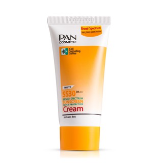 Pan Cosmetic ครีมกันแดดสีขาว Pan SS30 Broad Spectrum Sunscreen Cream-White 30 g.