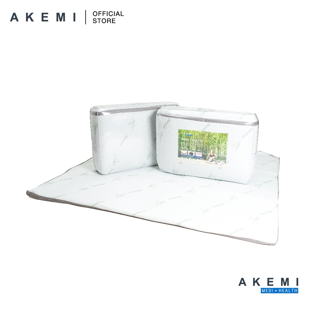 Akemi M+H ท็อปเปอร์ที่นอนถ่านไม้ไผ่