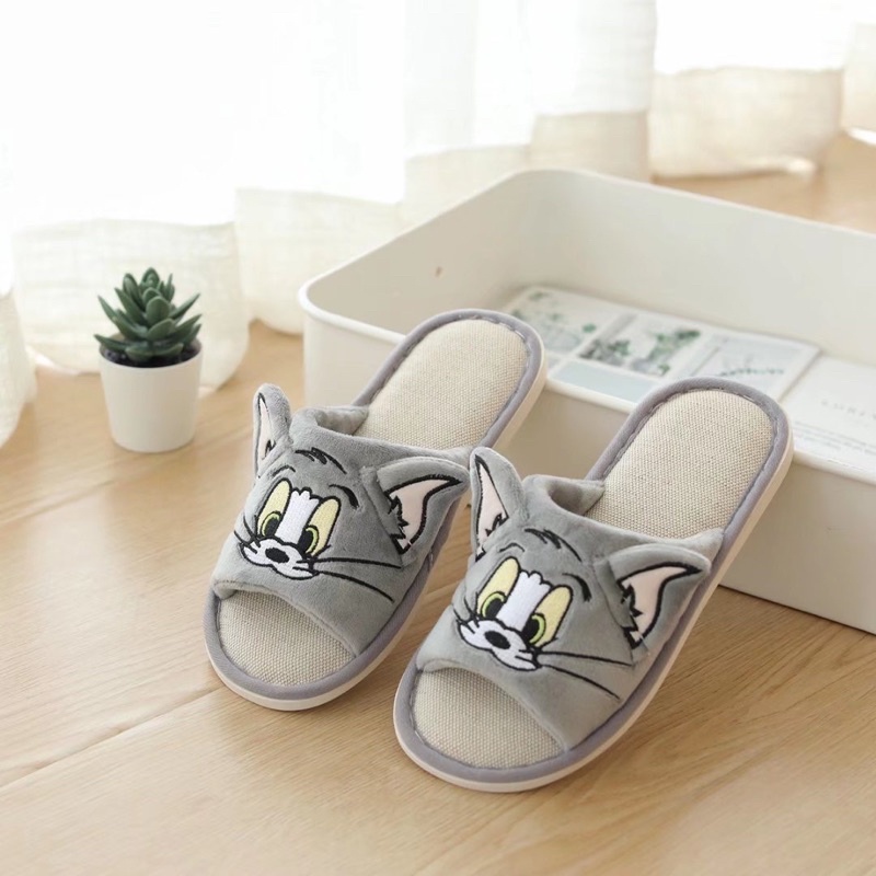 พร้อมส่ง💌 รองเท้า Tom and Jerry ทอมแอนด์เจอร์รี่ Slipper สลิปเปอร์น่ารัก 49026