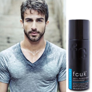 FCUK URBAN Anti Perspirant Deodorant 160ml สเปรย์ระงับกลิ่นใต้วงแขนลิขสิทธิ์แท้กลิ่นหอมเย็นสำหรับผู้ชายสปอร์ตแมน