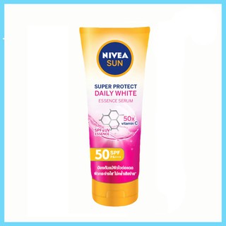 Nivea นีเวีย ซัน ซูเปอร์ โพรเทค เดลี่ ไวท์ เอสเซนส์ เซรั่ม กันแดด 180 มล. (42397540)