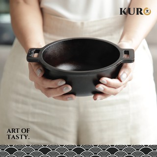 KURO หม้อชาบูเหล็กหล่อ รุ่น มิซึ ขนาด 6 นิ้ว Mizu Single Serving Shabu