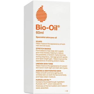 Bio Oil ไบโอ ออยล์ บำรุงผิวแตกลายและรอยแผลเป็น 60ml.