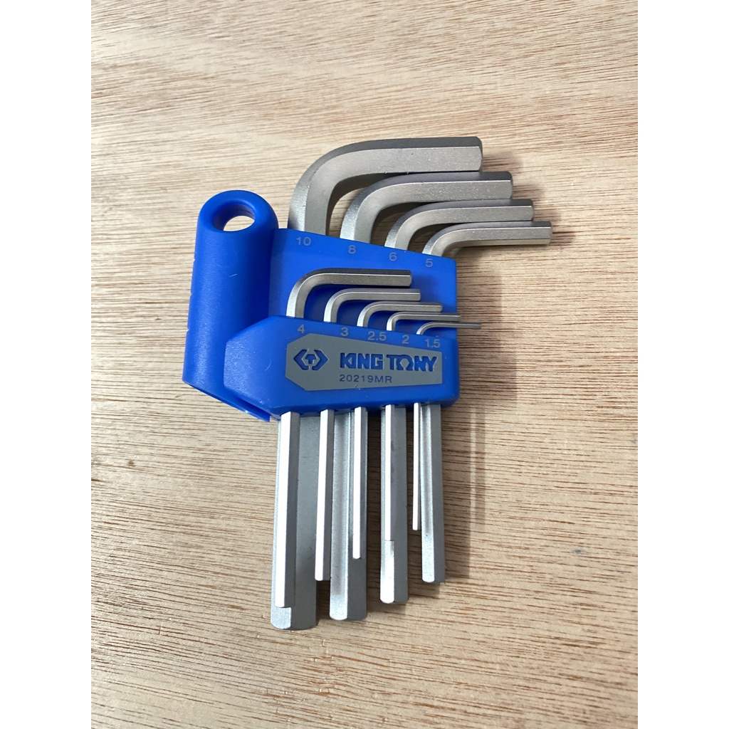 (VTDL)ชุดหกเหลี่ยมสั้นมัลติฟังก์ชั่น King Tony 9 ชิ้น