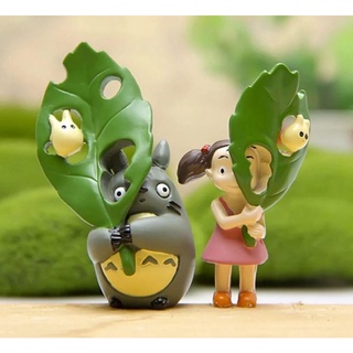 โตโตโร่ ตุ๊กตาฟิกเกอร์ Totoro ของตกแต่งขนาดเล็ก