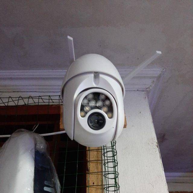 IP CAMERA กล้องวงจรปิดกลางแจ้ง WIFI 320° PTZ PAN TILT 2MP 1080P นําเข้า