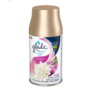 รีฟิลเครื่องพ่นสเปรย์ GLADE ไวท์ ไลแลค  REFILL AUTO SPRAY AIR WHITE LILAC