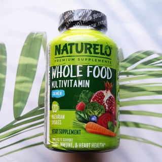 วิตามินและแร่ธาตุจากพืช สำหรับผู้ชาย Whole Food Multivitamin for Men 120 Vegetarian Capsules (NATURELO®)