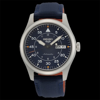 SEIKO 5 Sports Military Flieger สายผ้า สีน้ำเงิน รุ่น SRPH,SRPH31K,SRPH31K1