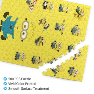 【Wooden Puzzle】Minion 1 10044 จิ๊กซอว์ไม้ของเล่นสําหรับเด็ก