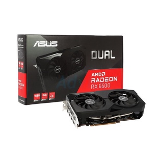 VGA ASUS RADEON RX 6600 DUAL - 8GB GDDR6X  การ์ดจอ ประกัน 3Y