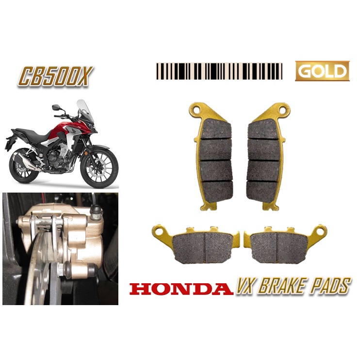 ผ้าเบรค HONDA DAYTONA VX CB500X GOLD QUALITY