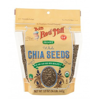 บ็อบส์เรดมิล เมล็ดเซียออแกนิค 340 กรัม - Bobs Red Mill Organic Chia Seeds 340g