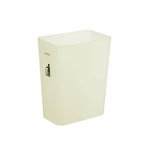 ถังขยะเหลี่ยม 18 ลิตรDKWHH-228P/6ครีมใส 18 liter square trash can DKWHH-228P / 6 clear cream