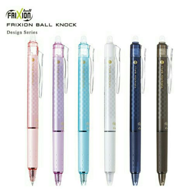 New Design Pilot Frixion ปากกาลบได้ 0.5mm แบบกด (หมึกสีดำ)  ของแท้ นำเข้าจากประเทศญี่ปุ่น