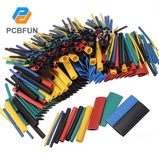 Pcbfun ใหม่ ชุดท่อหดความร้อน 2:1 5 สี 8 ขนาด 530 ชิ้น DIY