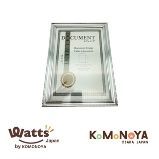 Komonoya กรอบรูป A4 ขอบสีเงิน ขนาด 33*24*1 ซม.