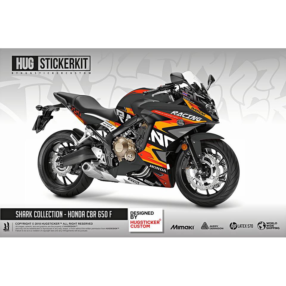 สต กเกอร Cbr650f ลายเรสซ ง Shopee Thailand