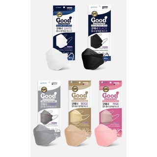 KF94 Good manner 1แพ็ค5ชิ้น made in korea แนบกระชับใบหน้า 4ชั้นกรอง แท้100% สีสัน สวยงาม