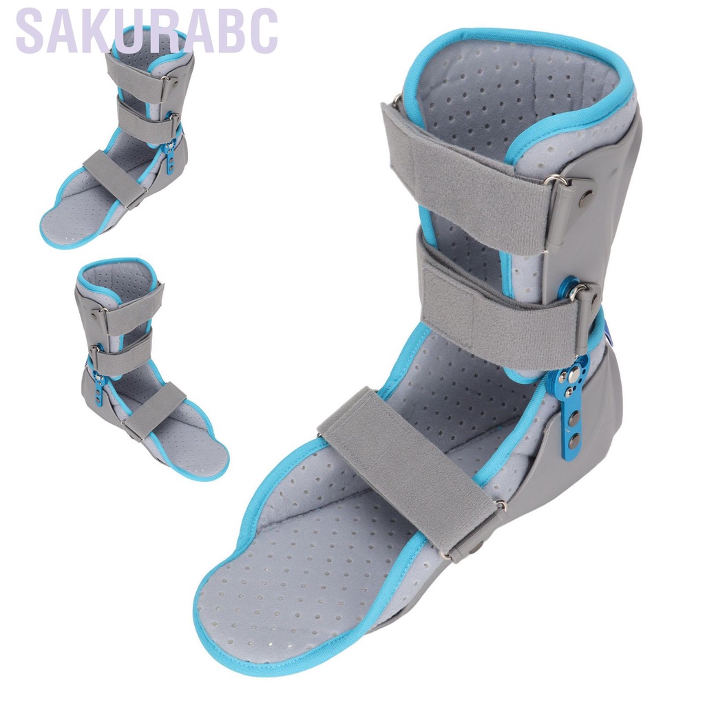 Sakurabc ข้อเท้ารั้งReusable 360 ​​° ป้องกันสวมใส่ง่ายปรับมุมPlantar Fasciitis Night Splint PVCสำหรับHeel Arch