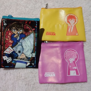 ของสะสม  กระเป๋าตัง อนิเมะ ยอดนักสืบจิ๋วโคนัน DETECTIVE CONAN  Zip Purse Anime