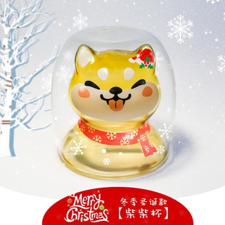 [Pre-order ✿] แก้วน้ำ ลายชิบะคริสมาสต์ Christmas🎄 shiba 🐶