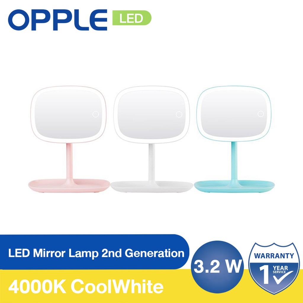 OPPLE กระจกแต่งหน้าพร้อมไฟ LED Mirror Lamp 2nd Generation (เลือกได้ 3 สี)